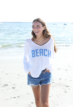 Load image into Gallery viewer, Wooden Ships Knits BEACH V-Neck Cotton Sweater