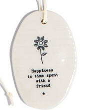 Load image into Gallery viewer, Porcelain Quote Ornament Tiles (12 Styles)