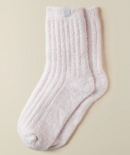 Load image into Gallery viewer, Marshmallow Plush Crew Socks (Sky Blue, Sand, Pink)