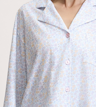 Load image into Gallery viewer, Olivia Wide Leg Pima Cotton Pajama Set, Fleur Blanche