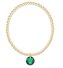 Load image into Gallery viewer, Enewton Classic Gold 3mm Bracelet - Reflection Charm (12 Colors)
