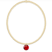Load image into Gallery viewer, Enewton Classic Gold 2mm Bracelet - Reflection Small Charm (12 Colors)
