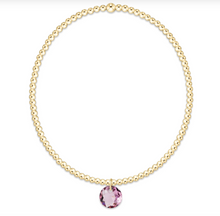 Load image into Gallery viewer, Enewton Classic Gold 2mm Bracelet - Reflection Small Charm (12 Colors)