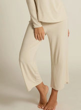 Load image into Gallery viewer, Faceplant Dreams Basic V-Neck Tee With Wide Leg Capri, Oatmeal