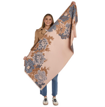 Load image into Gallery viewer, Cashmink Floral Woven Scarf