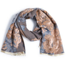 Load image into Gallery viewer, Cashmink Floral Woven Scarf