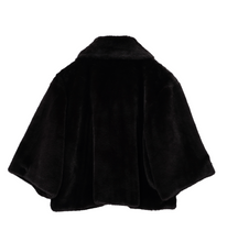 Load image into Gallery viewer, Blair Sheared Mink Faux Fur Jacket (Chai, Black)