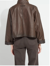 Load image into Gallery viewer, Lysse Mina Oversized Washed Vegan Leather Coat