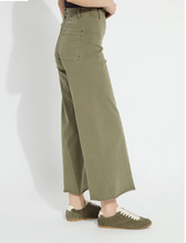 Load image into Gallery viewer, Lysse Erin Hi Waist Wide Leg Denim, Antique Wash,Green