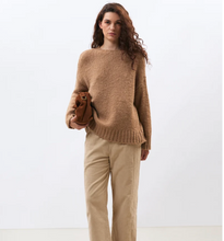 Load image into Gallery viewer, Humility Boucle Knit Sweater, Camel