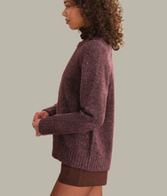 Load image into Gallery viewer, Constance Relaxed Crew With Placed Pointelle
