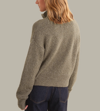 Load image into Gallery viewer, Boxy Snap Front Henley Sweater