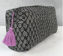 Load image into Gallery viewer, Hand Block Printed Toiletry Bag, 6 Patterns