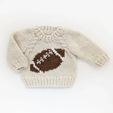 Load image into Gallery viewer, Football Crewneck Sweater