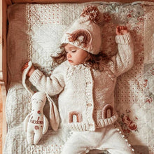 Load image into Gallery viewer, Mauve Rainbow Cardigan Sweater, Baby & Toddler