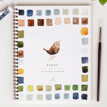 Load image into Gallery viewer, Birds Watercolor Workbook