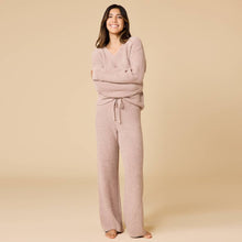 Load image into Gallery viewer, Cozy Marshmallow Waffle V-Neck Lounge Set