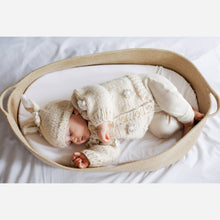 Load image into Gallery viewer, Flower Cardigan Sweater, Natural