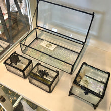 Load image into Gallery viewer, Large Beveled Glass Keepsake Box