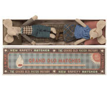 Load image into Gallery viewer, Maileg Grandma and Grandpa Mice in Matchstick Box