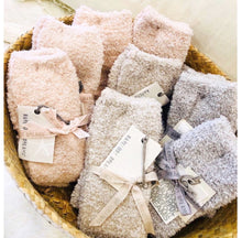 Load image into Gallery viewer, Barefoot Dreams CozyChic Heathered Fleece Socks (3 Colors)