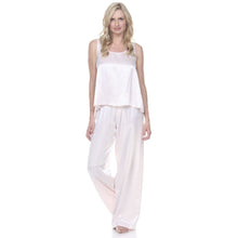 Load image into Gallery viewer, PJ Harlow Cece Satin Cami (Pearl, Morning Blue)