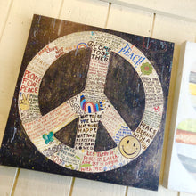 Load image into Gallery viewer, Choose Peace Art Print on Wood, 12"x12"