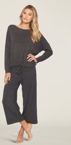 Barefoot Dreams CozyChic Ultra Lite Slouchy Pullover, Carbon