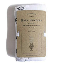Load image into Gallery viewer, Organic Cotton Baby Swaddle Blanket (4 Quotes)