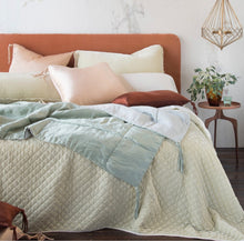 Load image into Gallery viewer, IN STOCK Bella Notte Linens Taline Bed End Blanket, Cloud