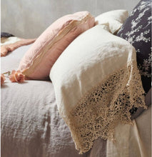 Load image into Gallery viewer, IN STOCK Bella Notte Linens Frida Pillowcase, Sterling (Retired Color)