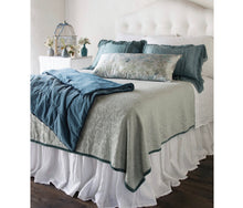 Load image into Gallery viewer, IN STOCK Bella Notte Linens Adele Coverlet (White, Cloud)