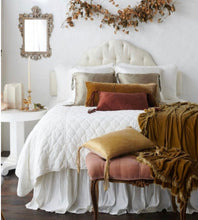 Load image into Gallery viewer, IN STOCK Bella Notte Linens Loulah Throw Blanket, Parchment