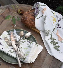 Load image into Gallery viewer, Herbal Cotton Kitchen Towels (9 Patterns)