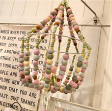 Load image into Gallery viewer, Wool Pom Pom Chandelier Mobile