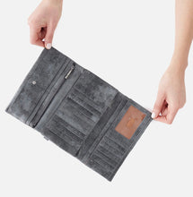 Load image into Gallery viewer, HOBO Keen Continental Wallet, Anthracite