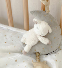 Load image into Gallery viewer, Mon Ami Lamb + Moon Musical Mobile