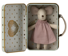 Load image into Gallery viewer, Maileg Angel Mouse in Suitcase