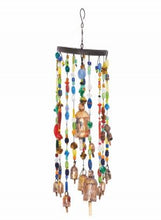 Load image into Gallery viewer, Aura Colored Glass Bead Wind Chime