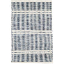 Load image into Gallery viewer, Dash & Albert Malta Woven Wool Rug - Blue or Natural