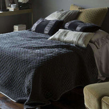 Load image into Gallery viewer, Bella Notte Linens Silk Velvet Quilted Coverlet
