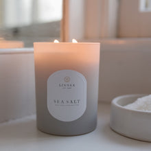 Load image into Gallery viewer, Linnea 2-Wick Sea Salt Candle