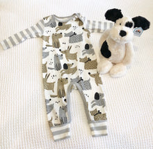 Load image into Gallery viewer, Puppy Dogs Cotton Romper