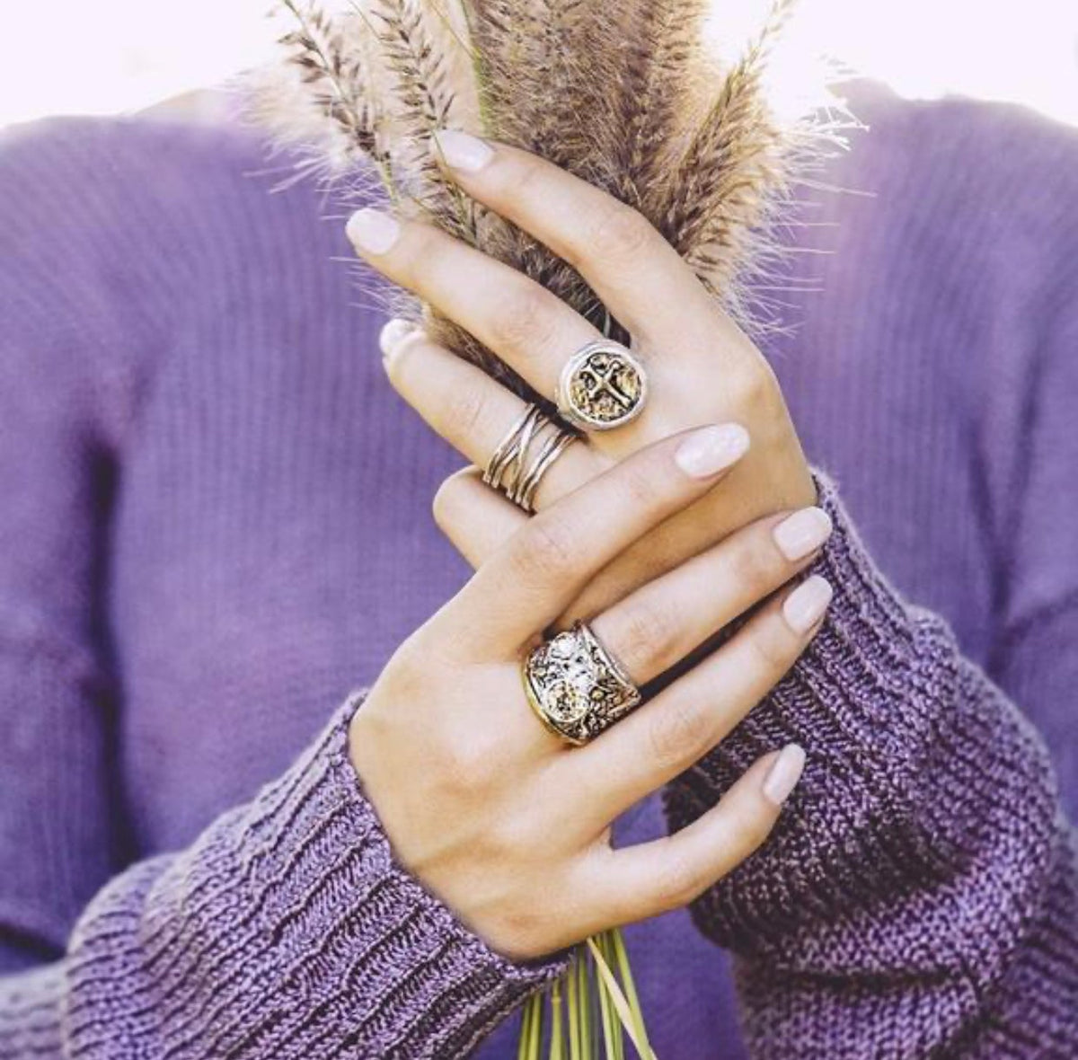 Vienna' Sterling Silver Flower Ring