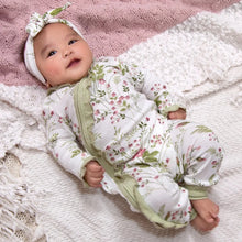 Load image into Gallery viewer, Pretty Petals Bamboo Zippered Romper