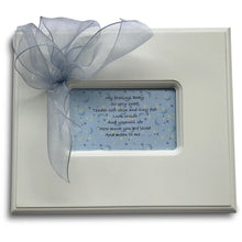 Load image into Gallery viewer, Baby Wooden Keepsake Box (Pink, Blue,Ivory or Grey Bow)
