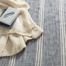 Load image into Gallery viewer, Dash & Albert Malta Woven Wool Rug - Blue or Natural