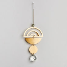 Load image into Gallery viewer, Brass & Crystal Suncatchers (5 Styles)