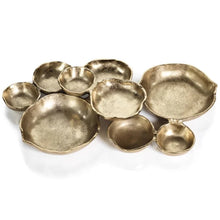 Load image into Gallery viewer, Cluster Serving Bowls, Large (Silver, Gold)