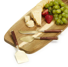 Load image into Gallery viewer, Acadia Wood Cheese Knives, Set of 3
